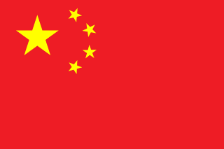 Cờ China - đội tuyển bóng đá quốc gia
