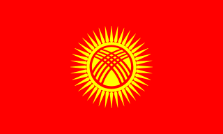 Cờ Kyrgyzstan - đội tuyển bóng đá quốc gia