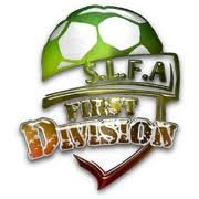 Logo SLFA First Division - giải bóng đá Saint Lucia