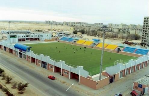 Sân vận động Taraz Central Stadium – sân nhà của FC Taraz