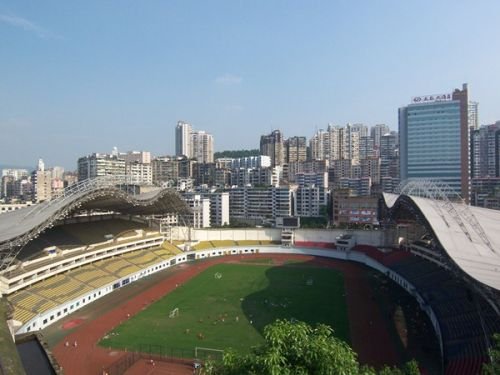 Sân vận động Fuling Stadium – sân nhà của Chongqing Liangjiang Athletic
