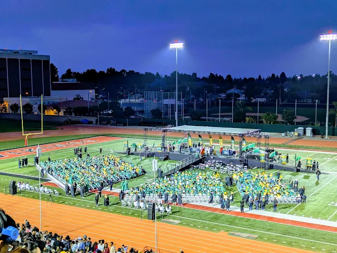 Sân vận động Veterans Memorial Stadium – sân nhà của Los Angeles Force